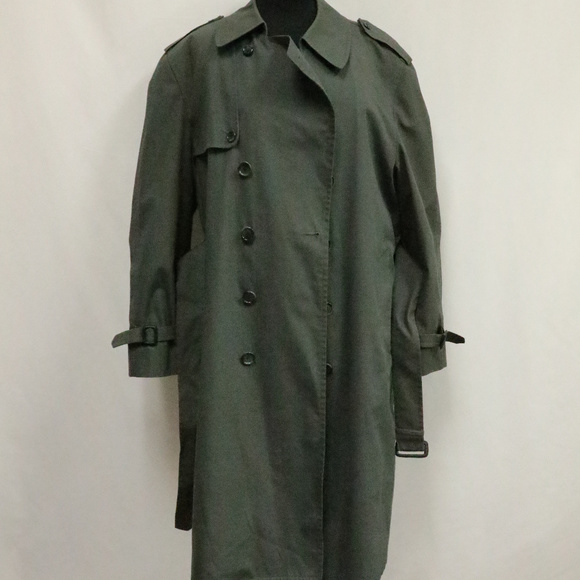 London Fog Other - VTG LONDON FOG Woven Gray Over Coat Sz 42 S Men